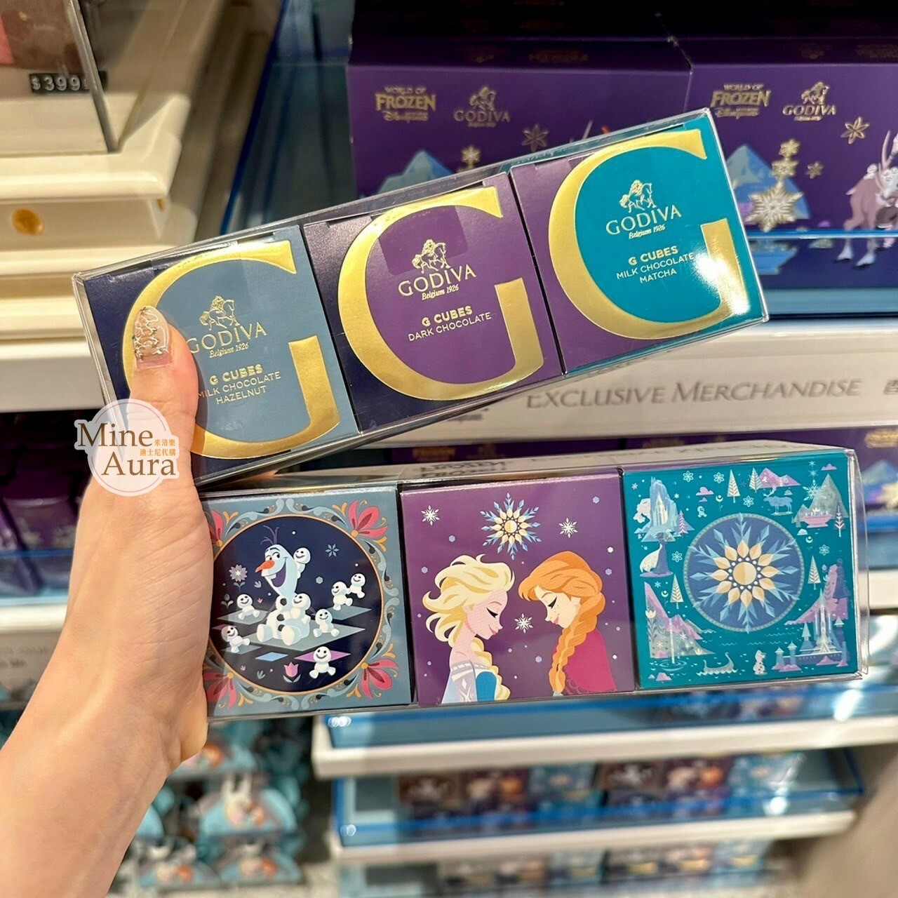 World of Frozen 限定 x GODIVA 聯名 松露巧克力 3盒裝 冰雪奇緣 Frozen -香港迪士尼樂園