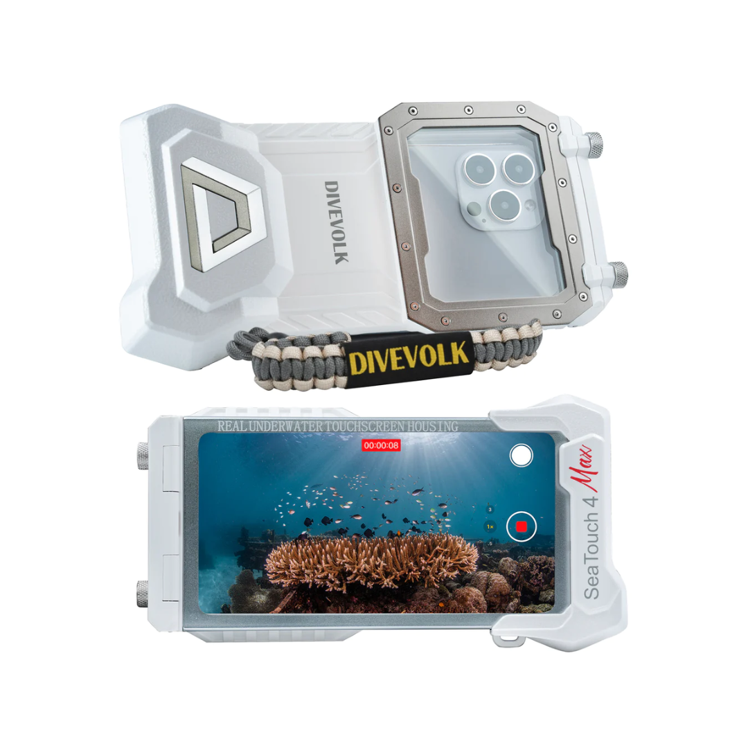 ▲SeaTouch 4 MAX 手機防水殼 (微光白)