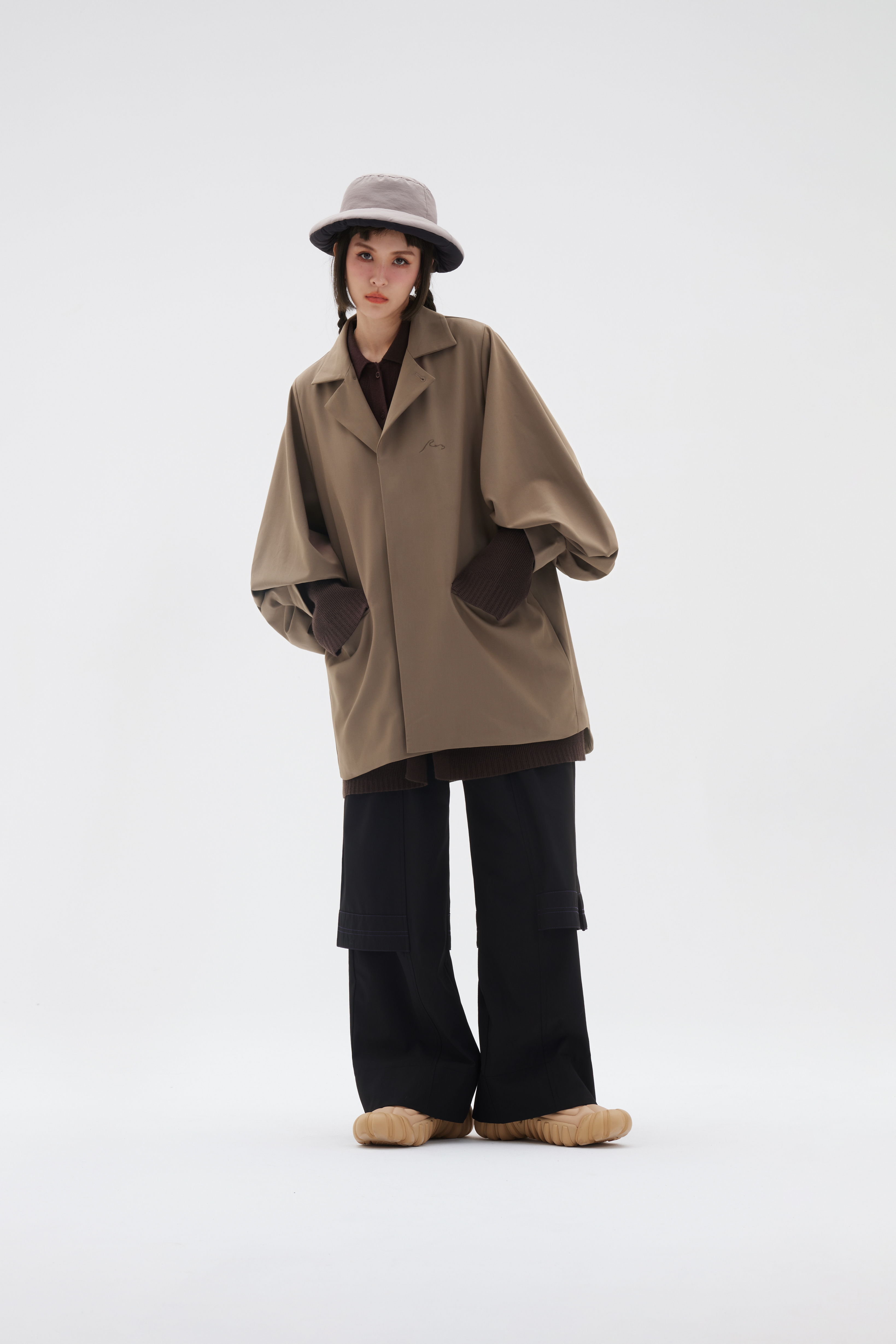 Double-Layer Trousers | Black