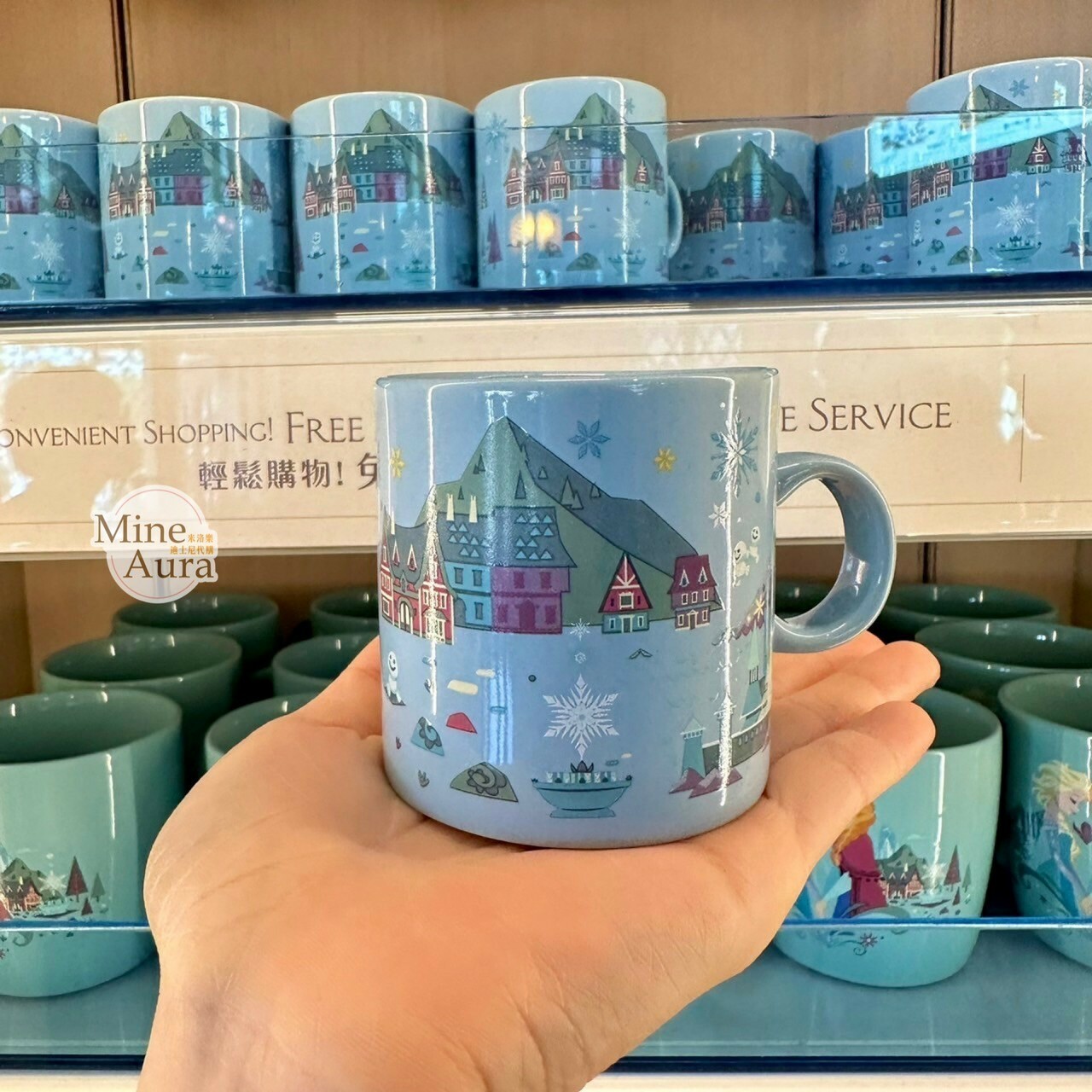 World of Frozen 限定 艾倫戴爾王國 場景 陶瓷 馬克杯 水杯 冰雪奇緣 Frozen -香港迪士尼樂園