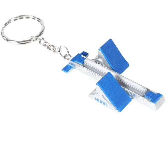 日本 NISHI Q版助跑器匙扣 田徑匙扣