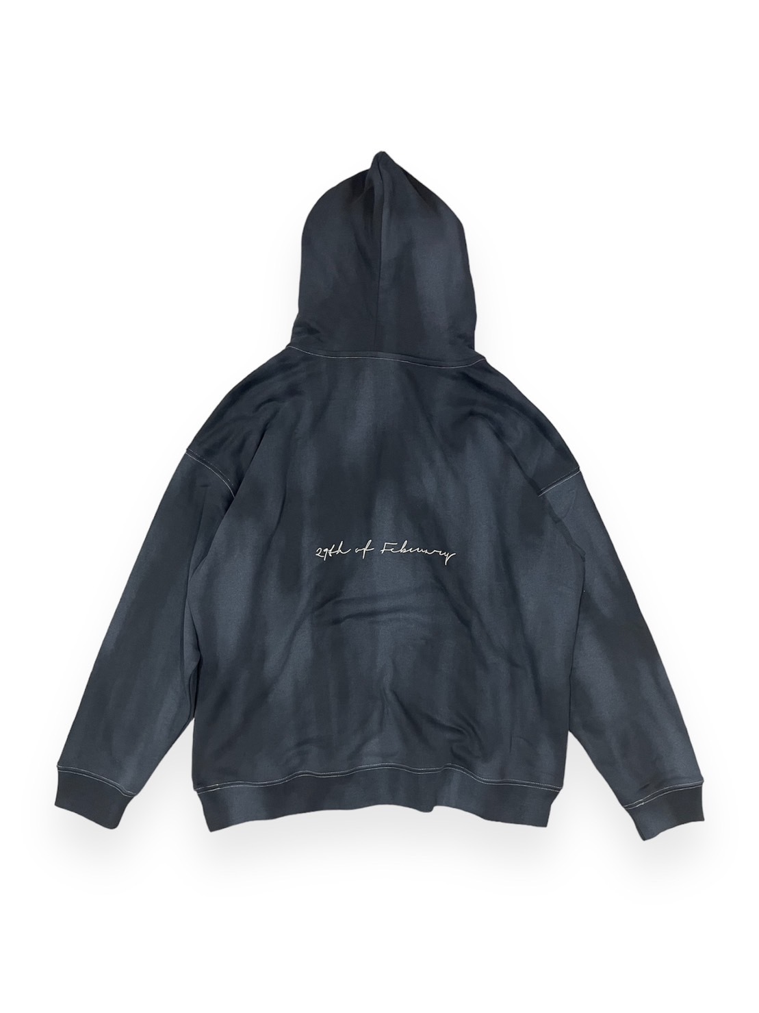 29offeb 60s Color Drop Embroidery Hoodie