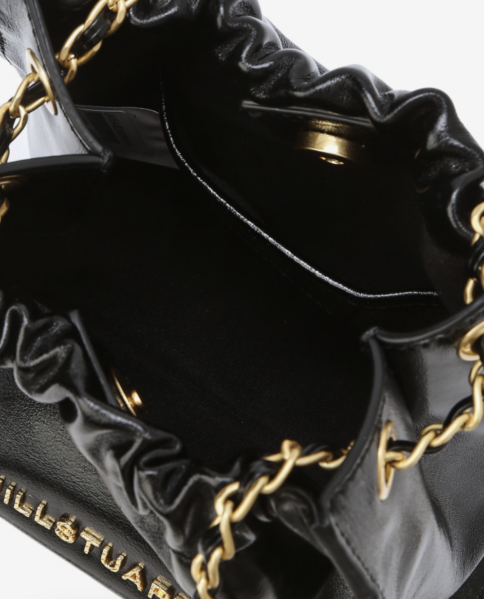 韓國JillStuart Coco chain Black Gold Logo Chain Mini Shou