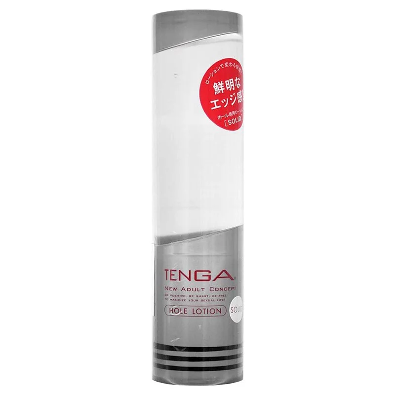 Tenga Hole Lotion [SOLID Silver] 170ml Water-based Lubricant