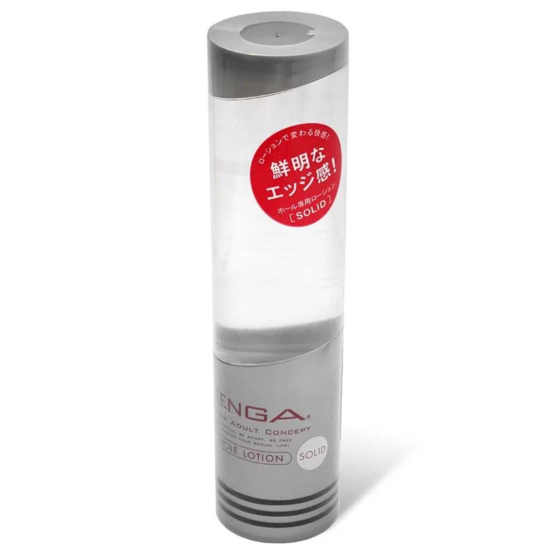 Tenga Hole Lotion [SOLID Silver] 170ml Water-based Lubricant