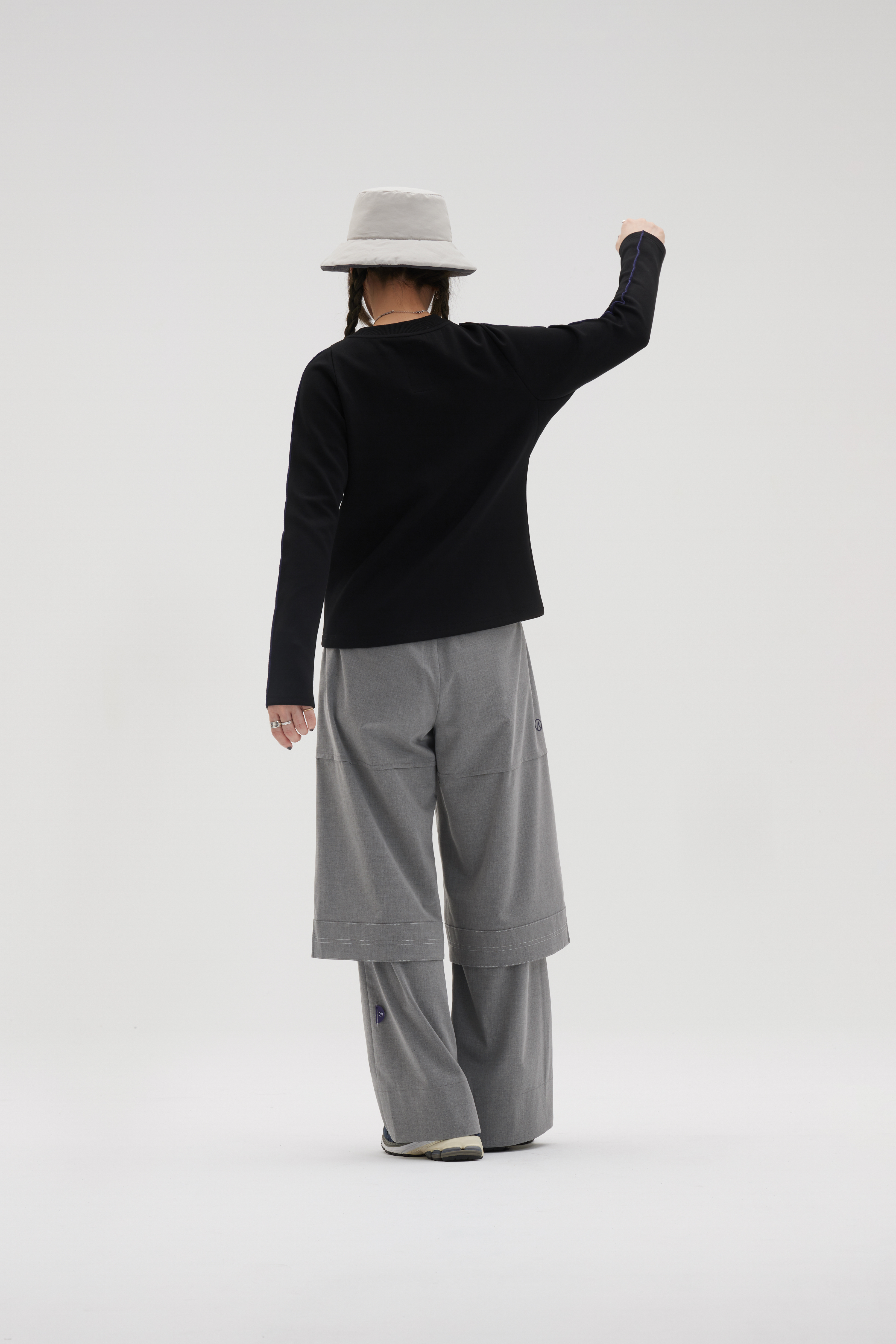 ®️ Turtleneck L/S Tee | Black