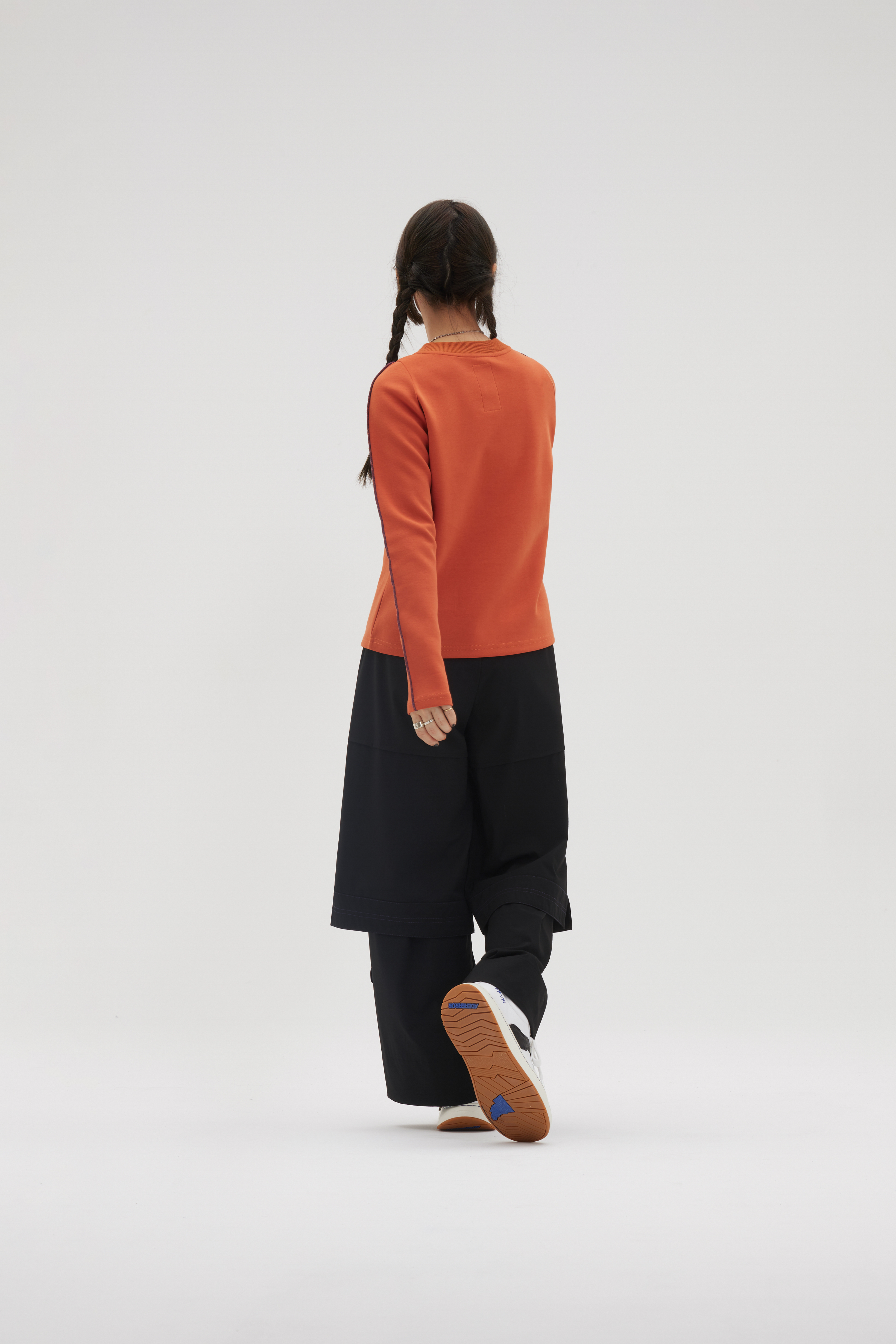 ®️ Turtleneck L/S Tee | Pumpkin