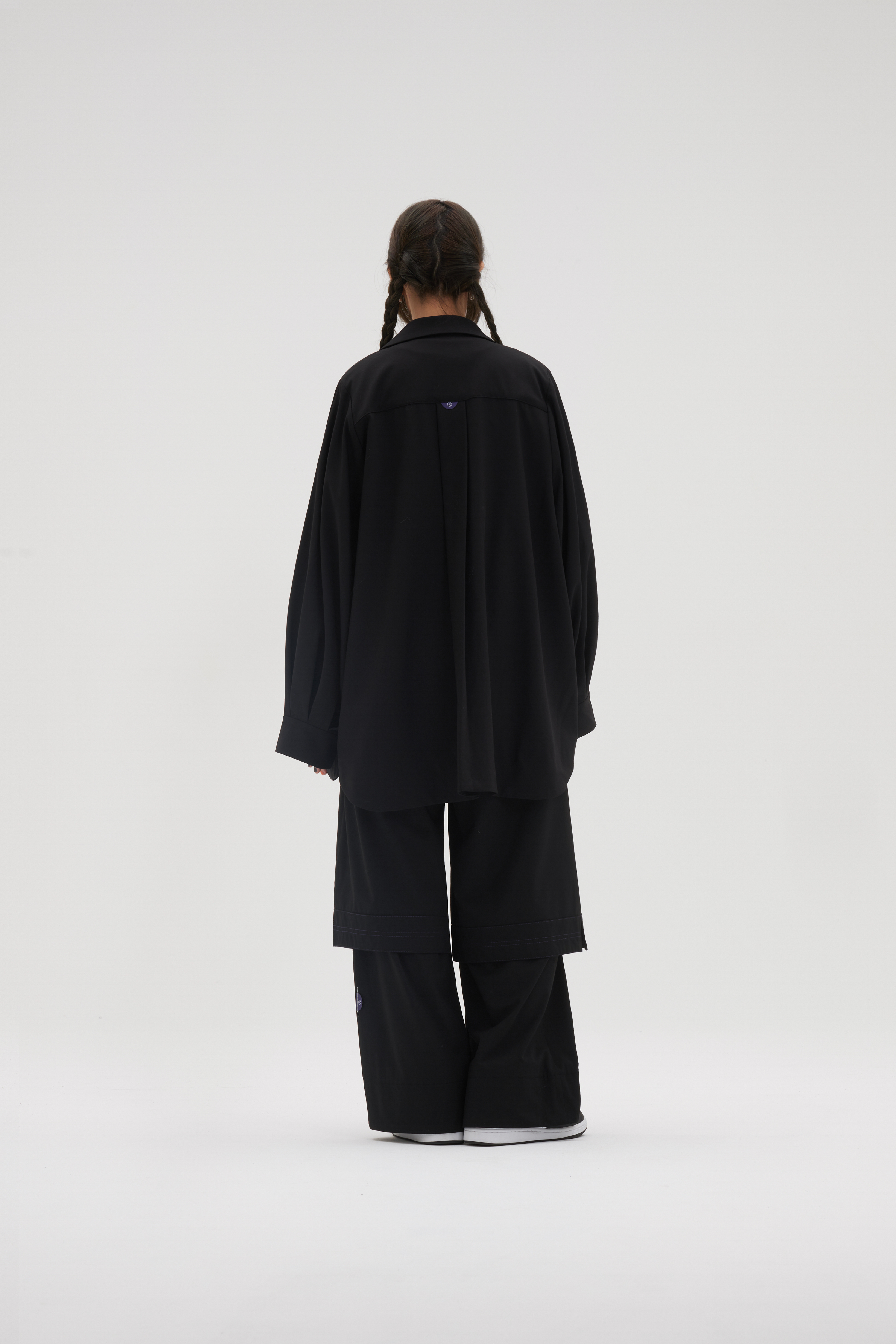 Balloon-Sleeved Jacket | Black