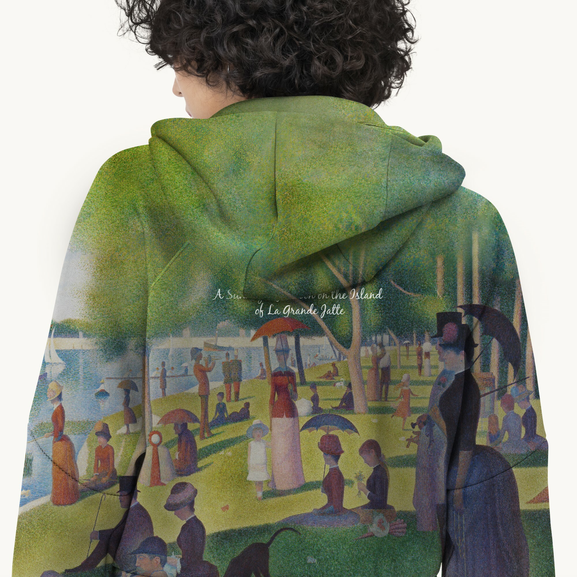 藝術滿版帽T｜秀拉《大碗島的星期天下午》