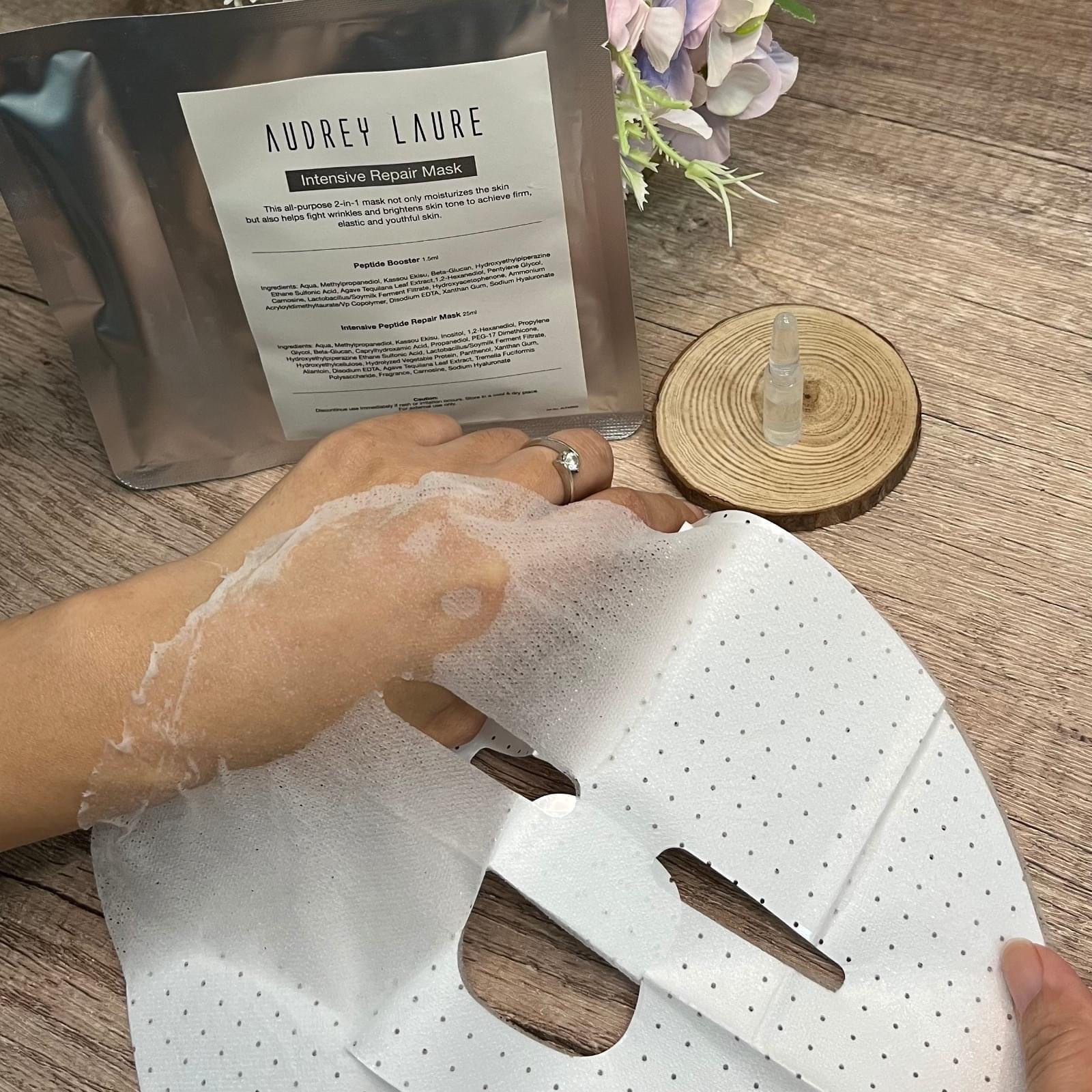 Audrey Laure肌肽緊緻蠶絲修護面膜(一套10片)