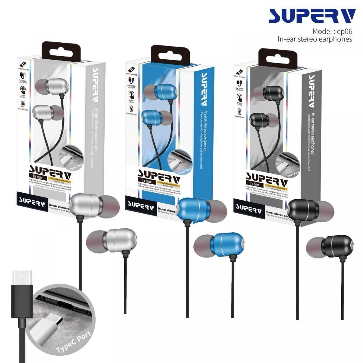 SuperV EP06 Type-C有線入耳式耳機