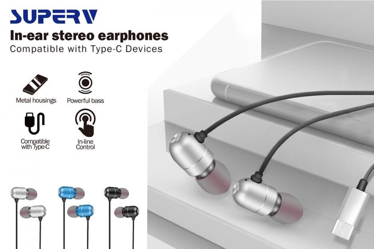 SuperV EP06 Type-C有線入耳式耳機