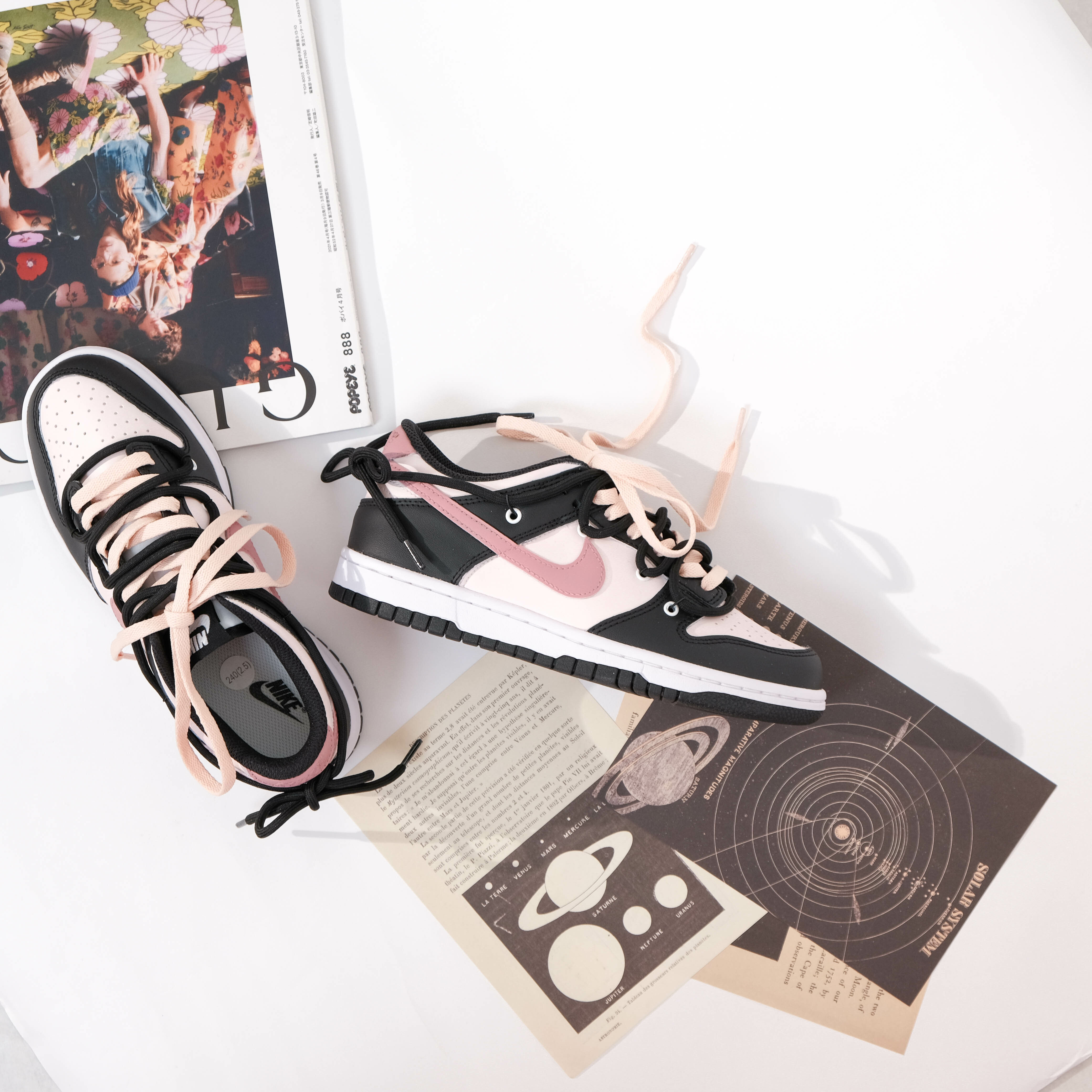 NIKE DUNK LOW 訂製款 GS 東京樹莓