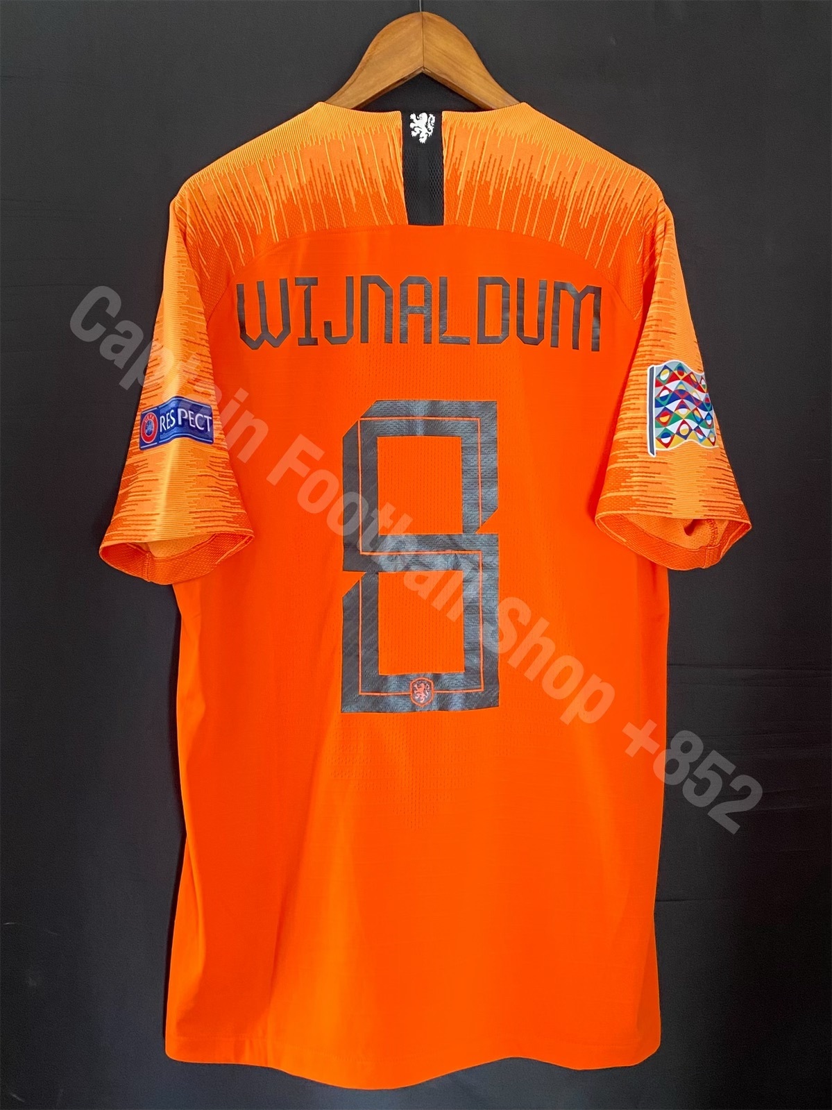 (球員版) 荷蘭 2019 歐國聯 Nike 主場球員版球衣 #8 WIJNALDUM
