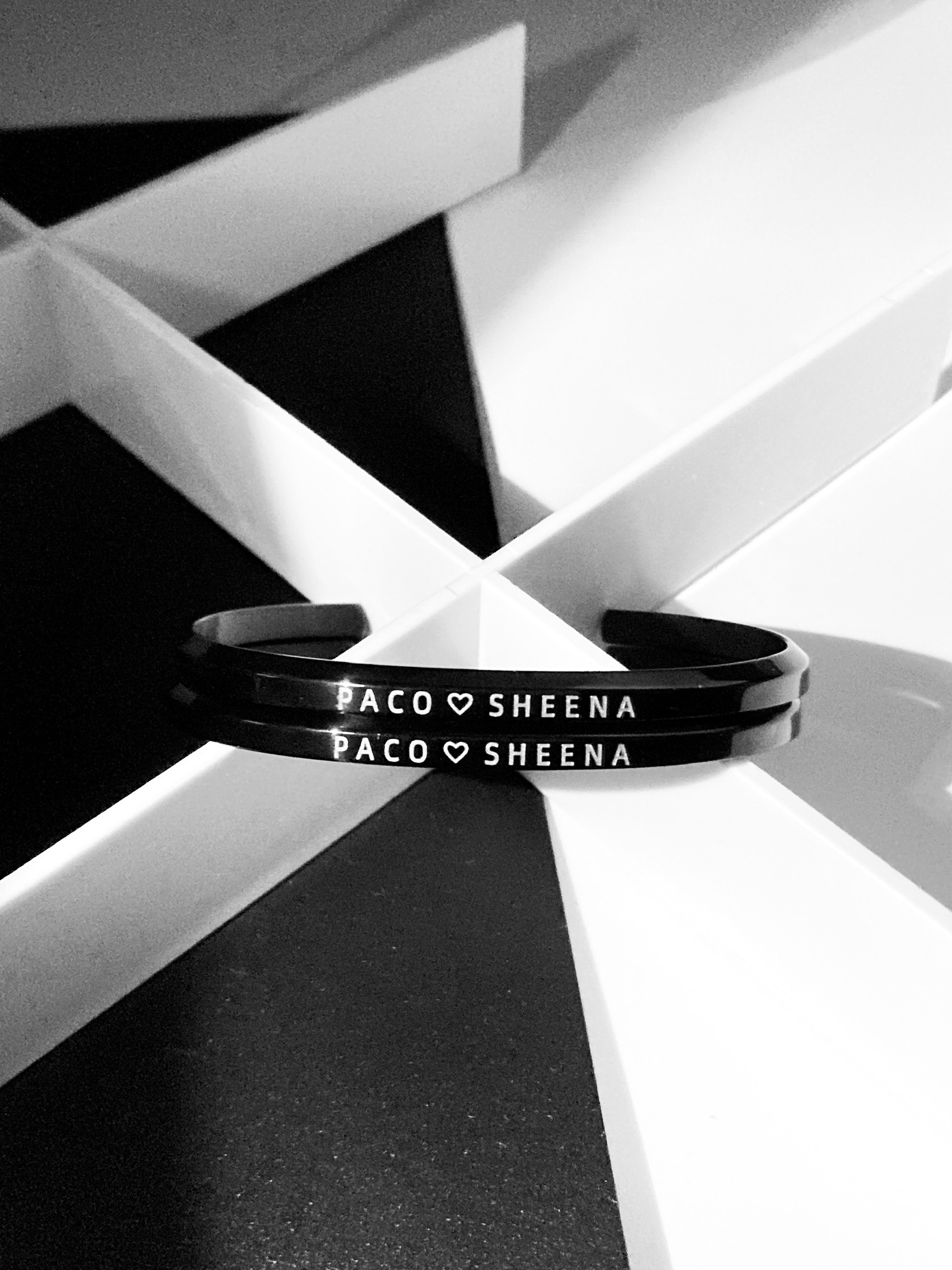 客製化情侶手鐲 H1 免費刻字