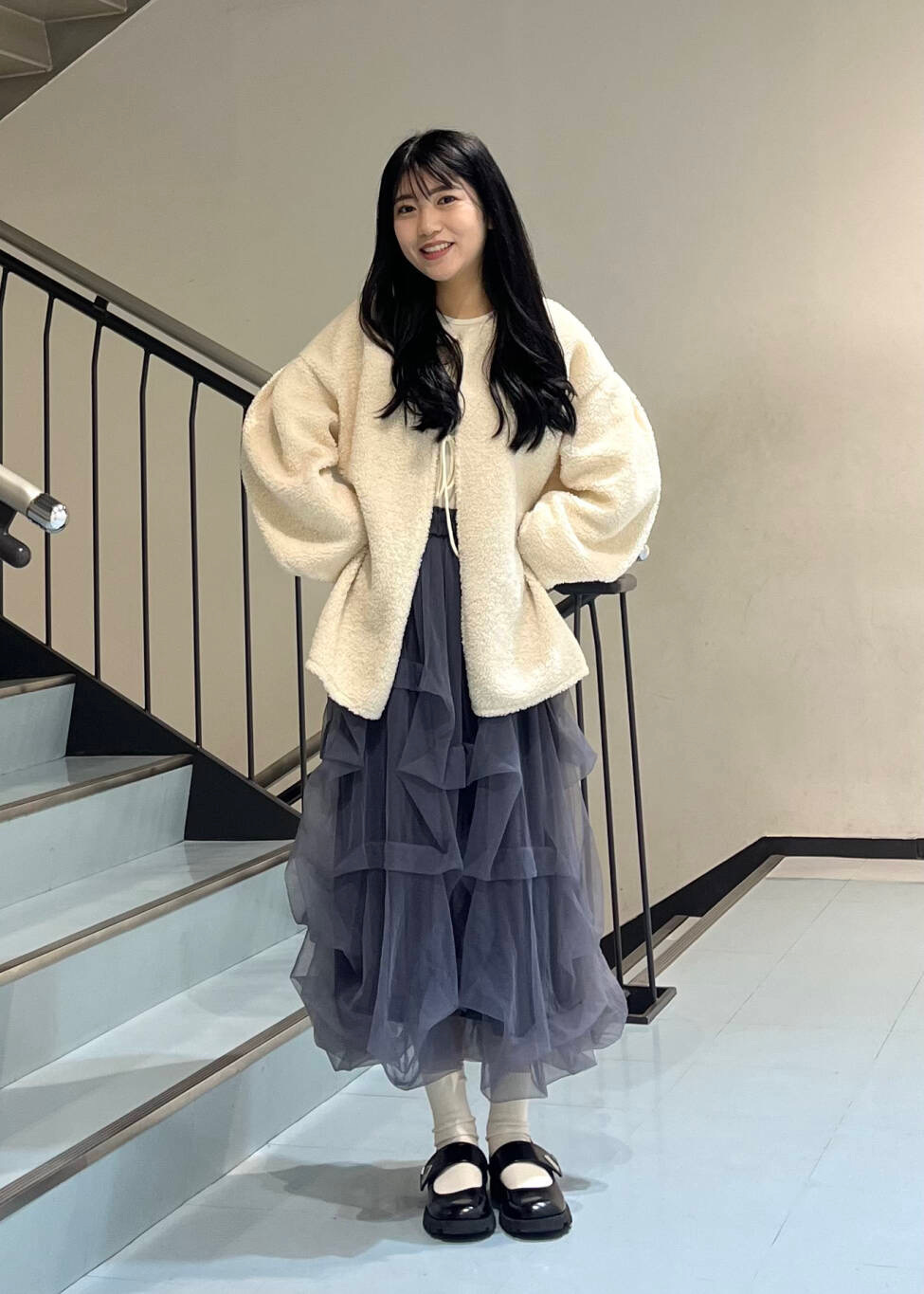 #現貨 日本品牌 KBF 前後 2WAY 毛絨上衣