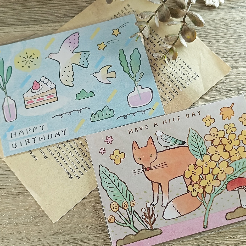 繭花．祝福卡/生日卡