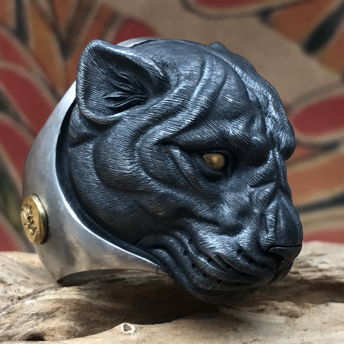 黑豹戒指,leopard ring