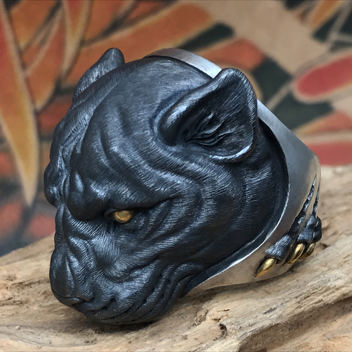 黑豹戒指,leopard ring