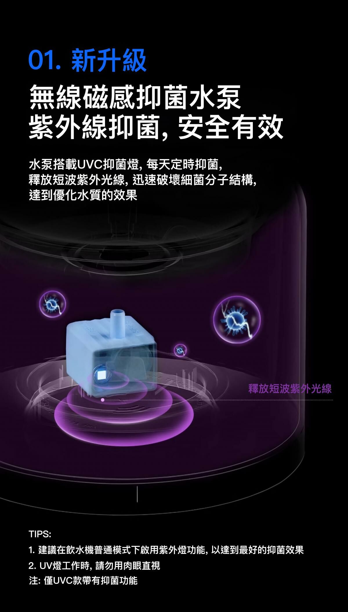 Petkit Eversweet 3 Pro UVC 殺菌無線水泵智能飲水機