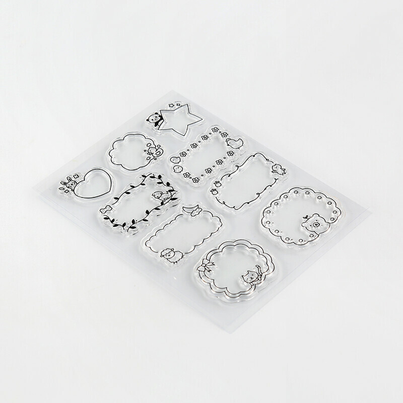 標籤_動物  +Clear Stamp 透明印章組 ｜日本BGM