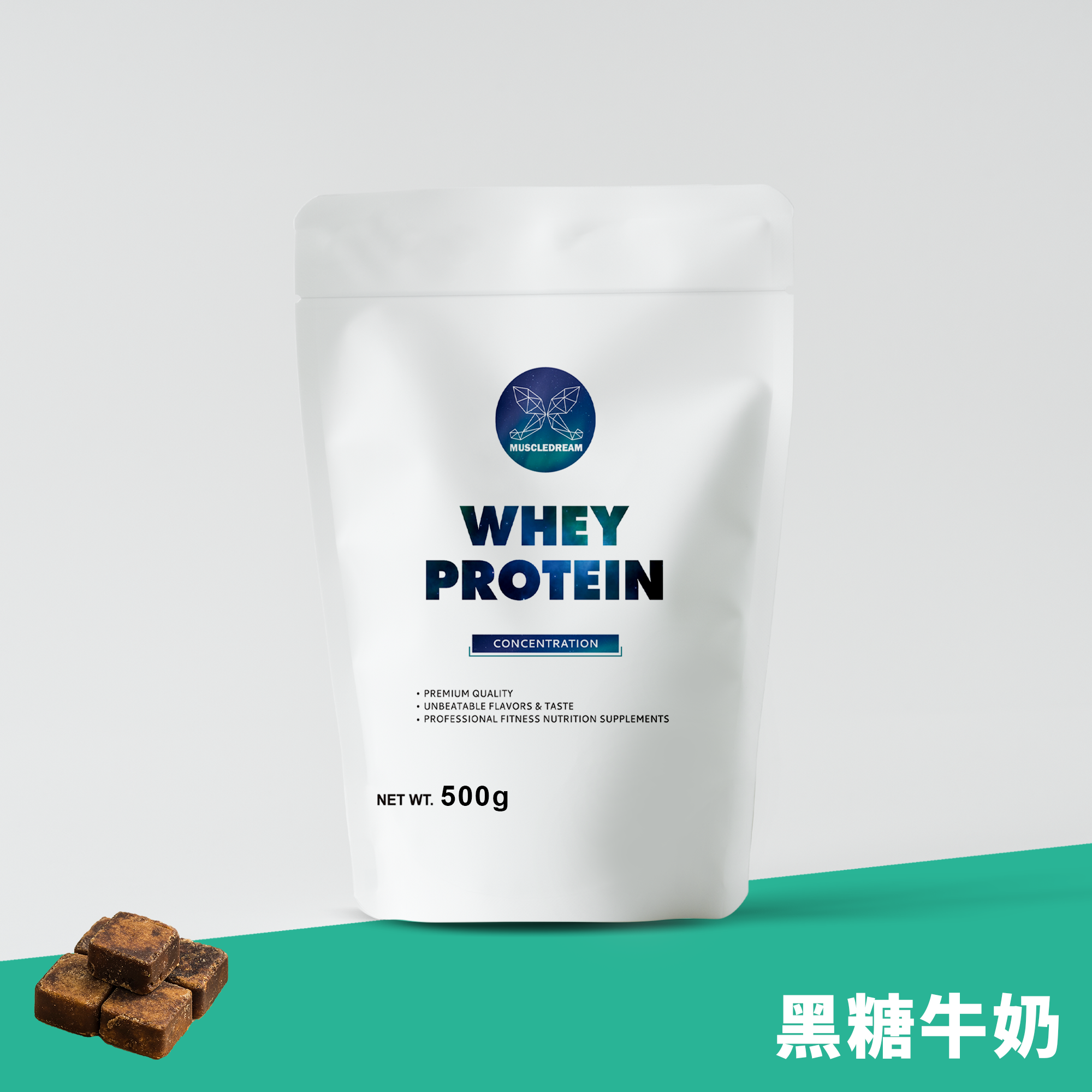 濃縮乳清蛋白 - 黑糖牛奶 1kg