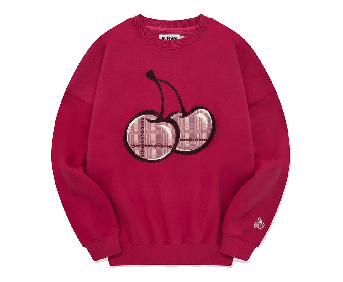 KIRSH Big Cherry Brushed Sweatshirt