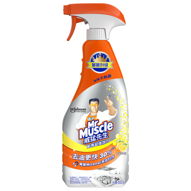 【莊臣】威猛先生廚房超強效Plus清潔劑-噴槍500g