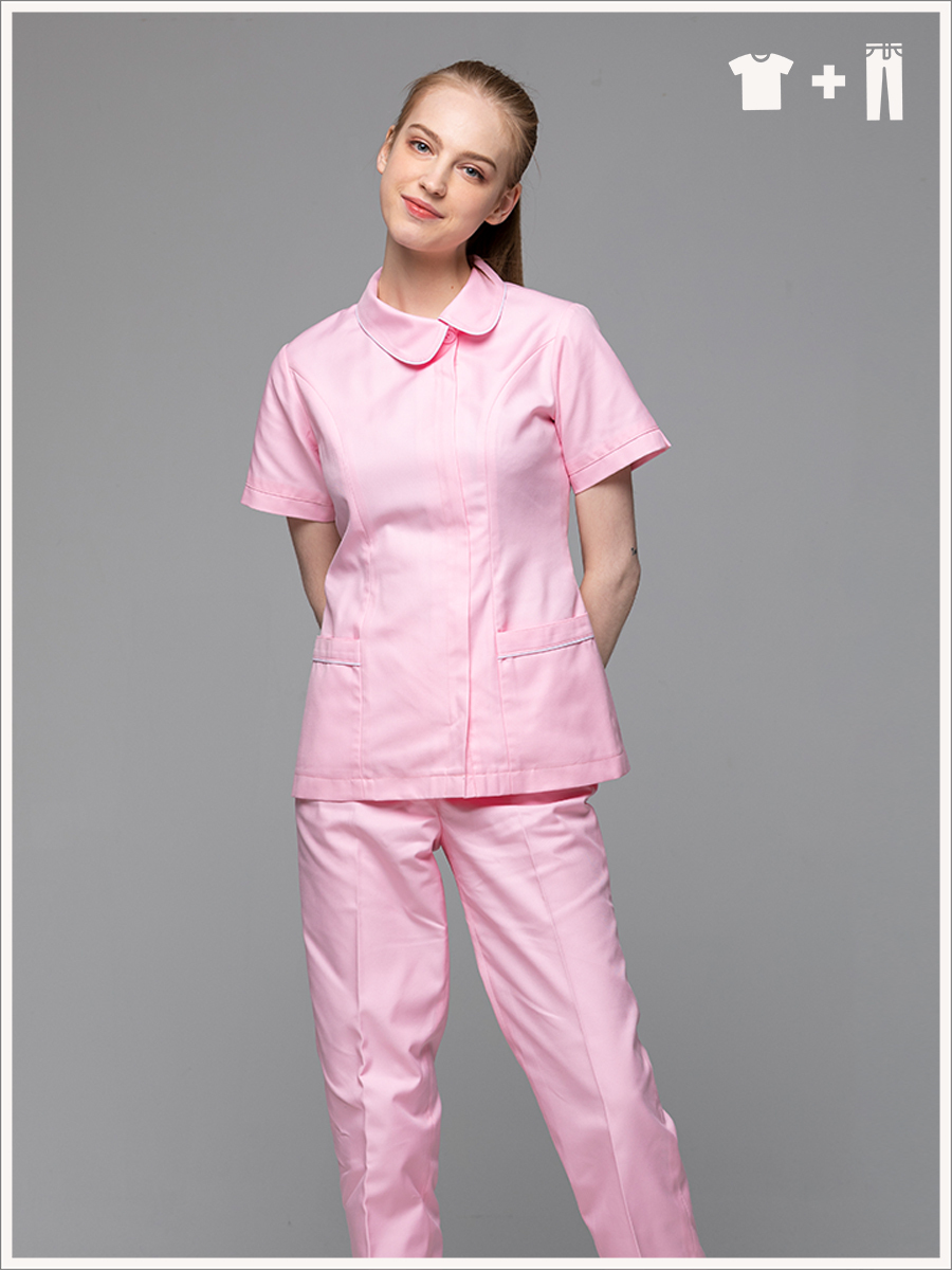 【整套販售】B208-A0 女護理套裝-B立挺布-寶寶粉