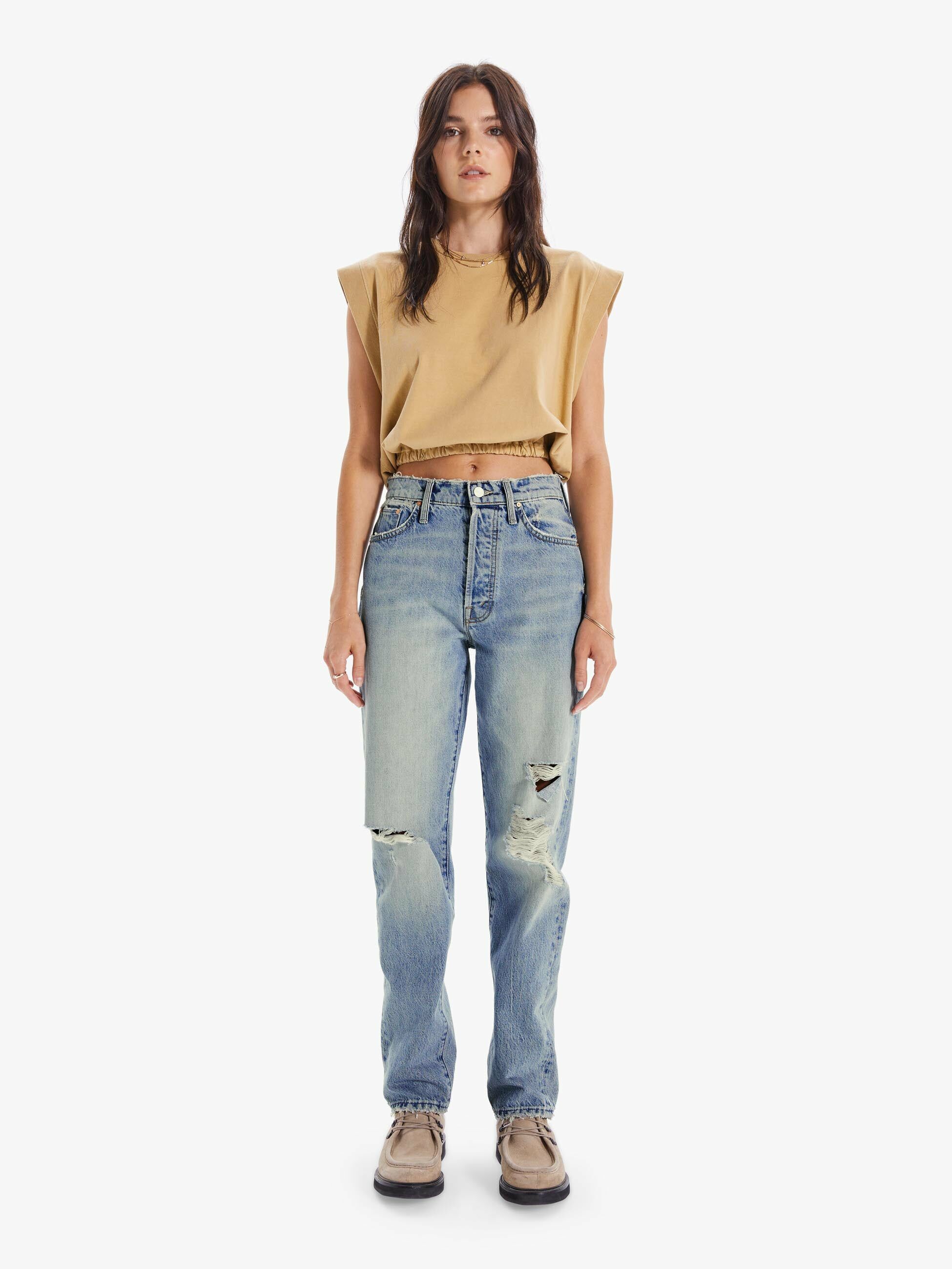 Huffy Skimp 水洗破損牛仔褲