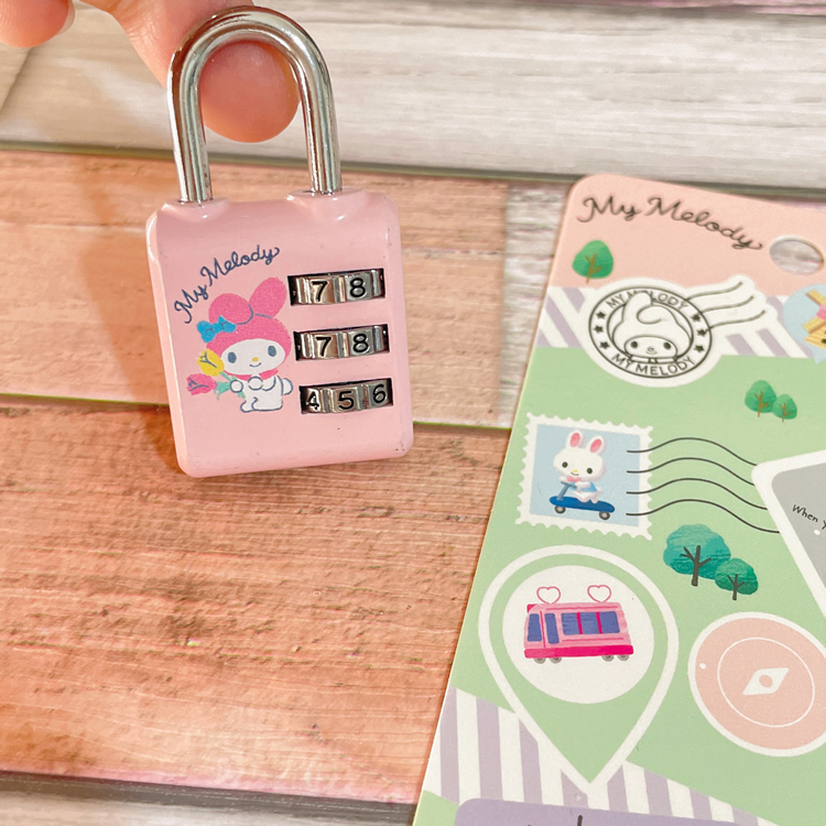 23254-MM Sanrio 旅行密碼鎖 #SJ23-230640-00 My Melody