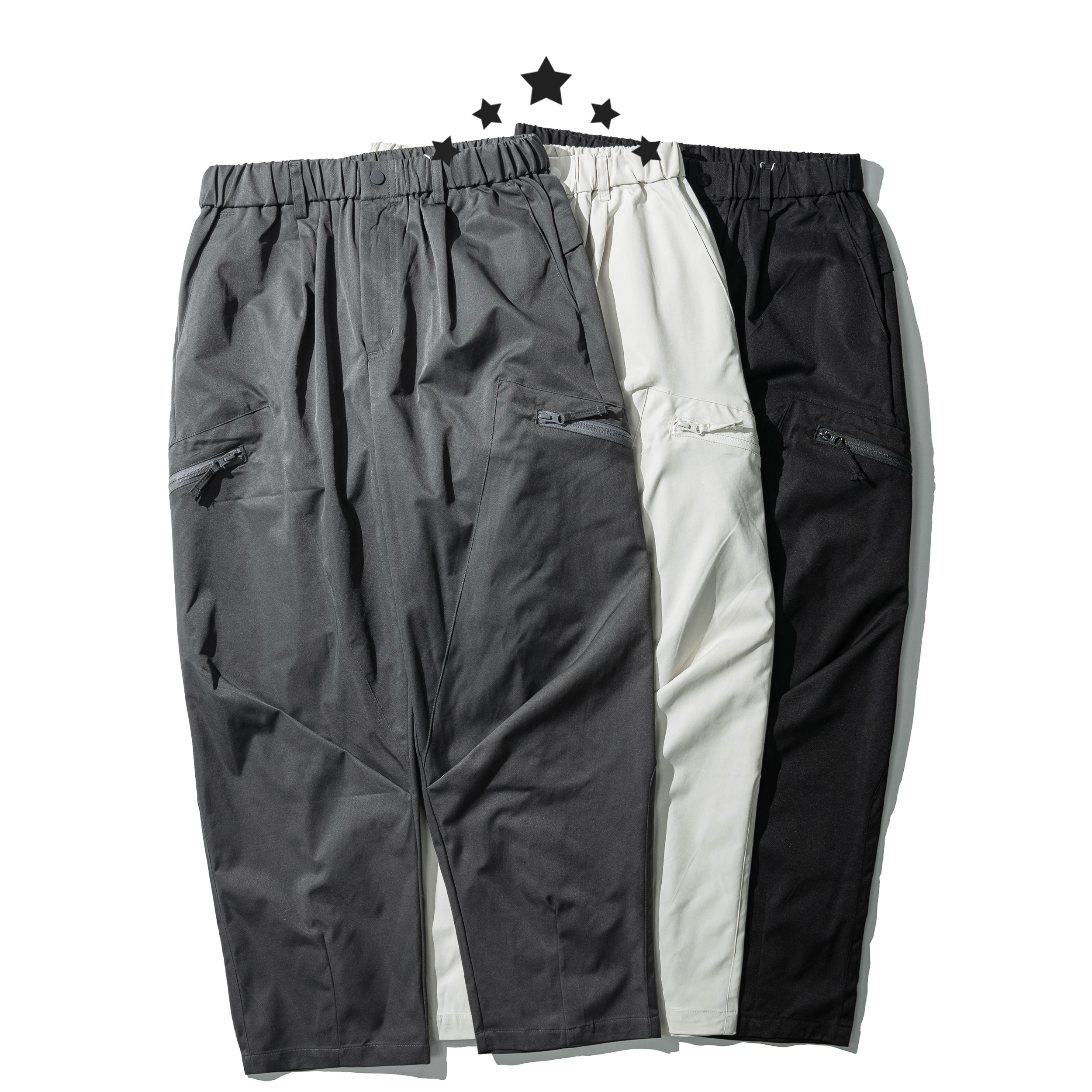 Urban Outdoor Polyester Pants 尼龍拉鍊 側口袋長褲 [PTR-296]