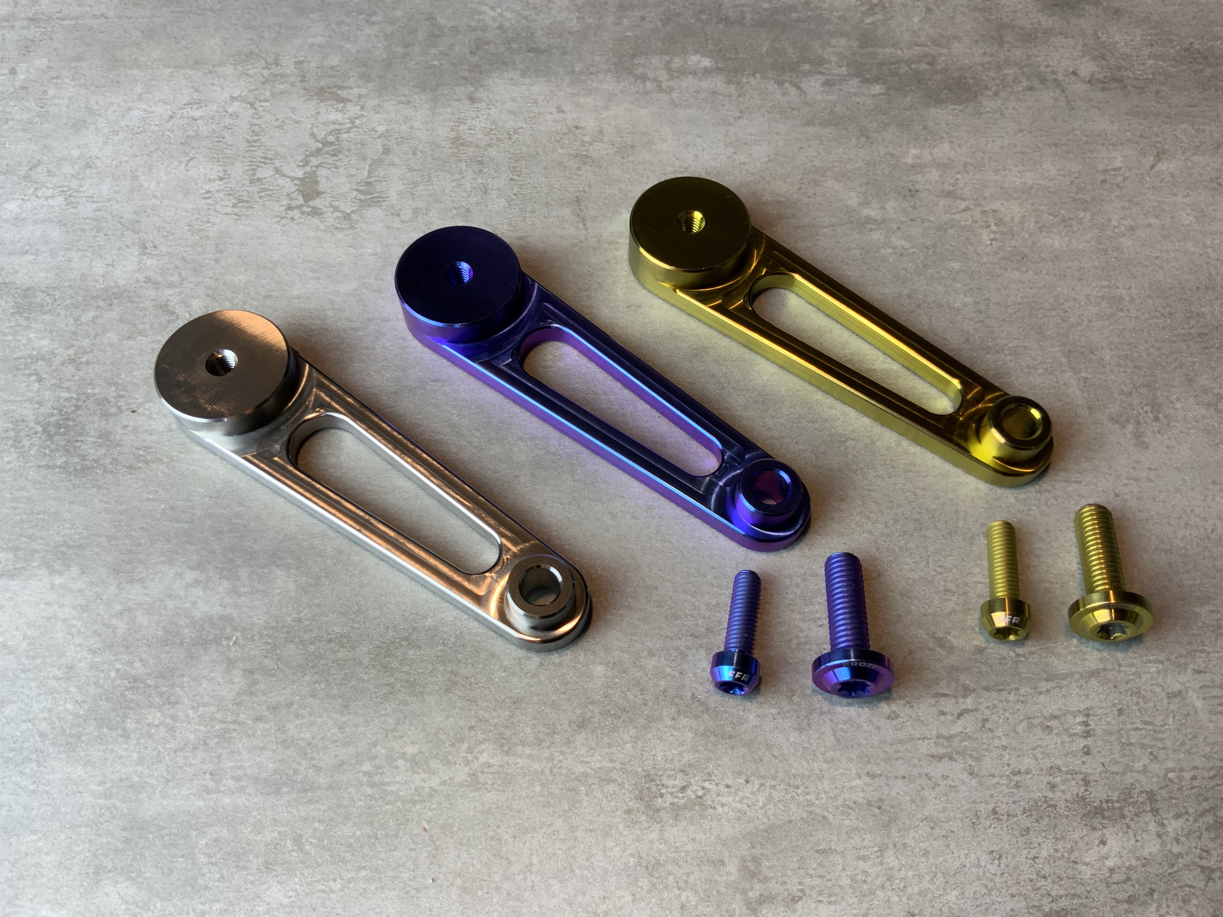 【YX部品】Gogoro1/S1/BWS系列 手機架轉接支架 長版 鈦合金