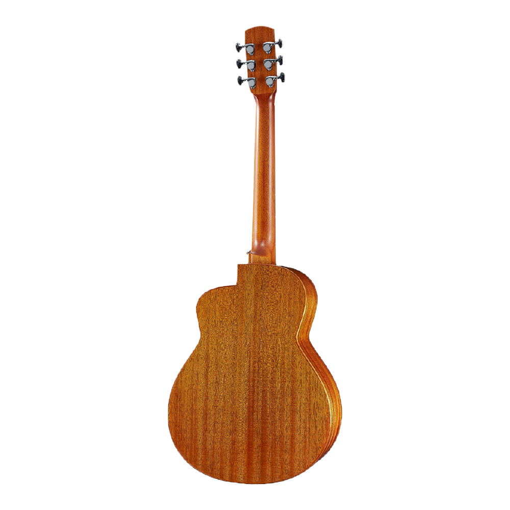 aNueNue aNueNue / 100原創系列 全單旅行木吉他/全單木吉他(西加雲杉木)(原聲款/插電款)(M100/L100/M100E/L100E) 彩虹人官方認證 第 3 張圖片｜三峽吉他 / Bass