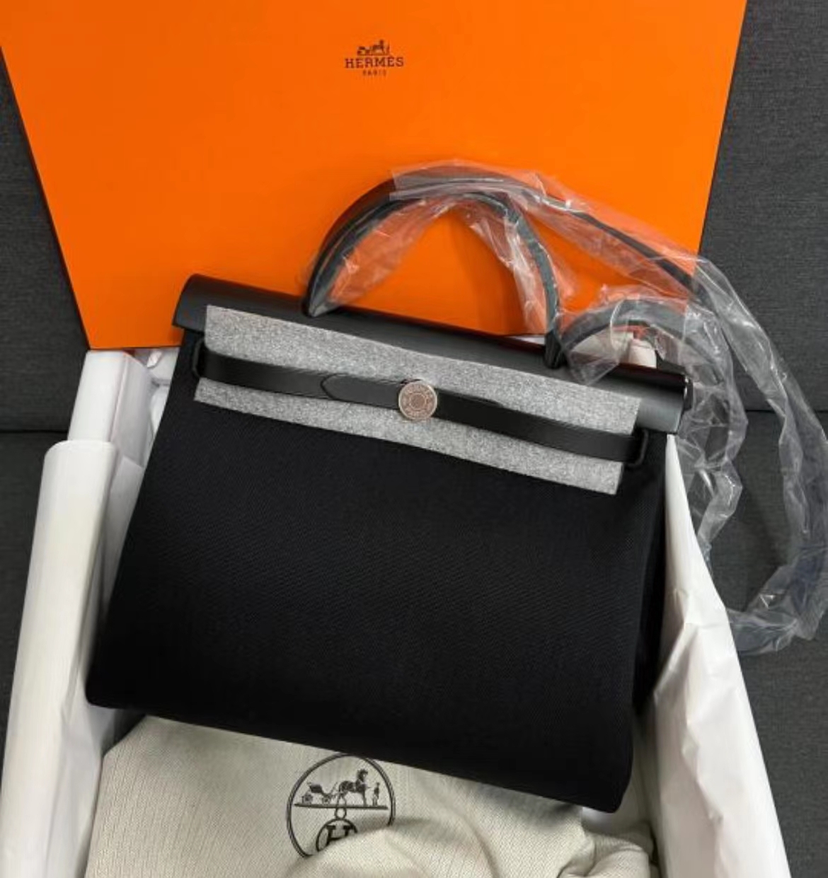 Hermes herbag 銀扣 -M