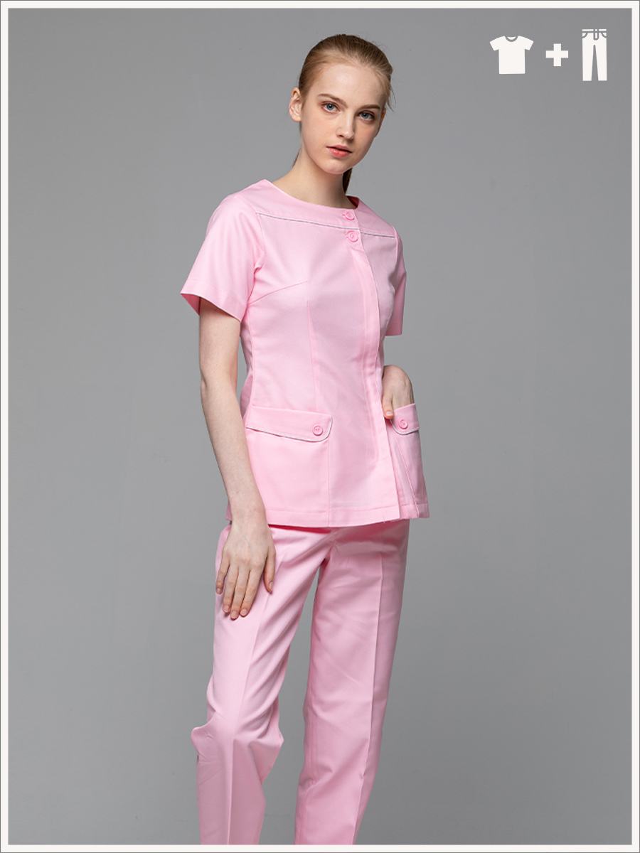 【整套販售】B241-A0 女護理套裝-B立挺布-寶寶粉