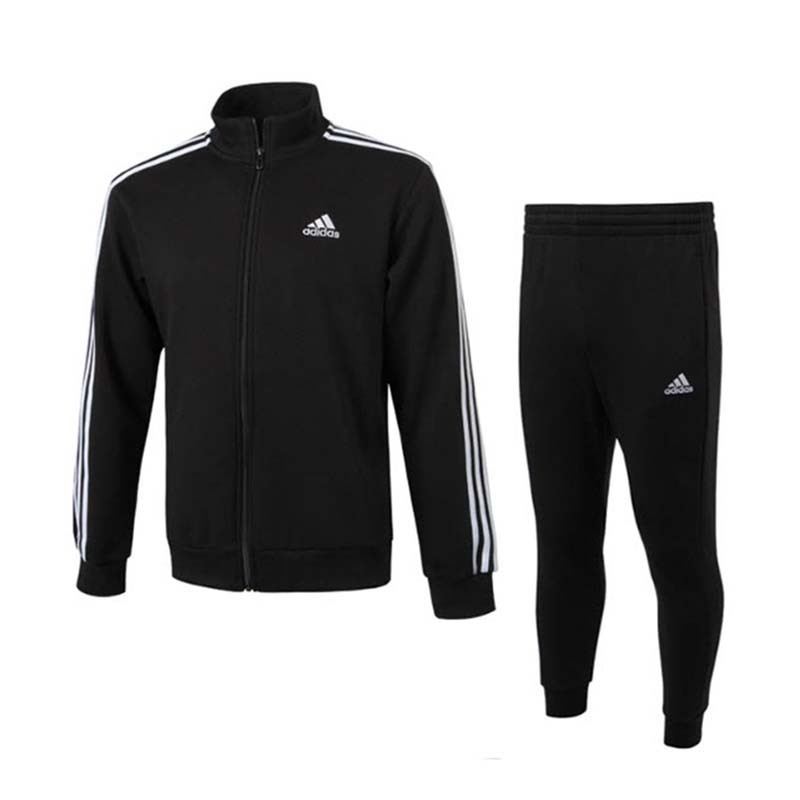 Adidas Basic  Track Suit "Black" 基本款 運動套裝 男裝 黑色 IJ6067 [台灣現貨]