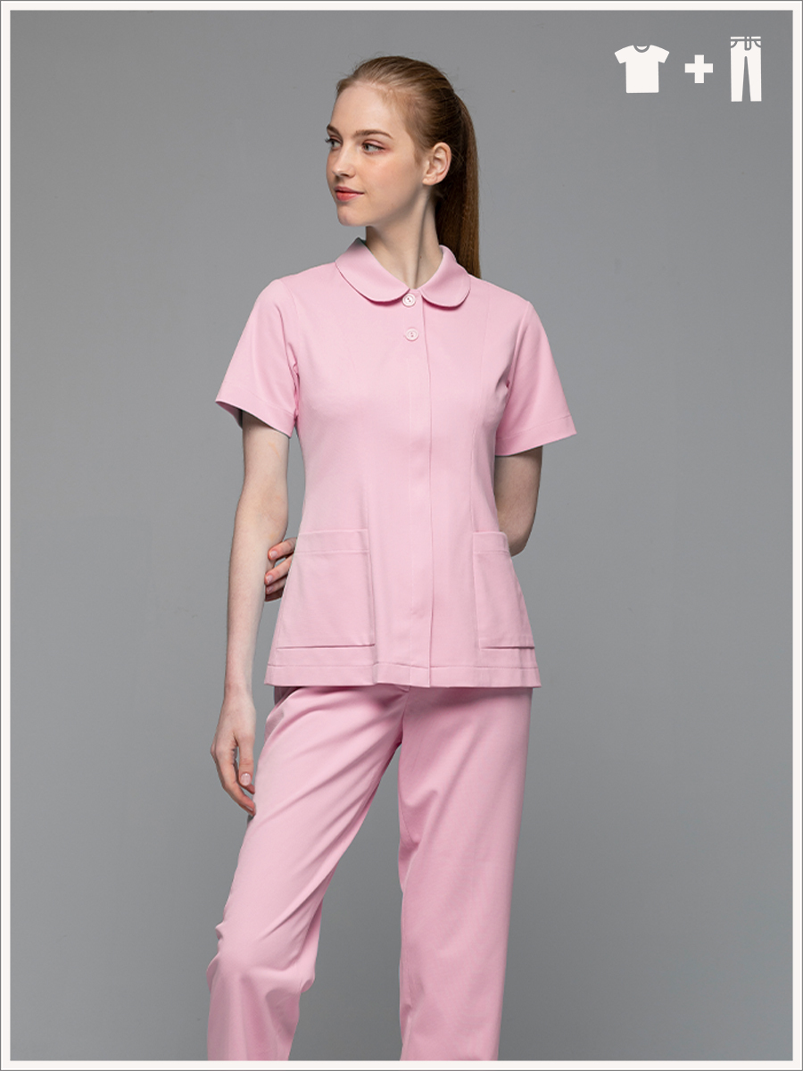 【整套販售】A204-A0 女護理套裝-A科技布-寶寶粉