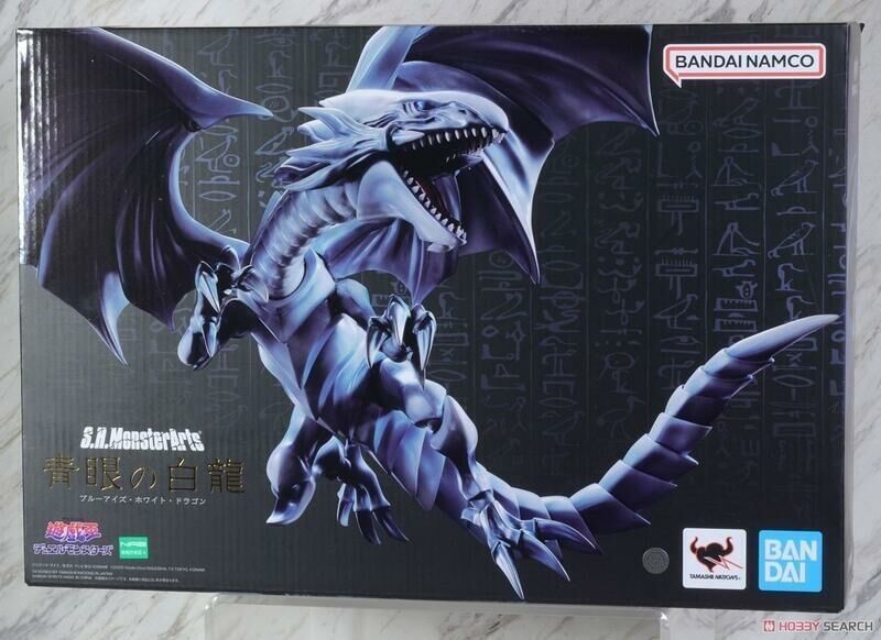 S.H.MonsterArts SHM Blue Eyes White Dragon 遊戲王青眼の白龍