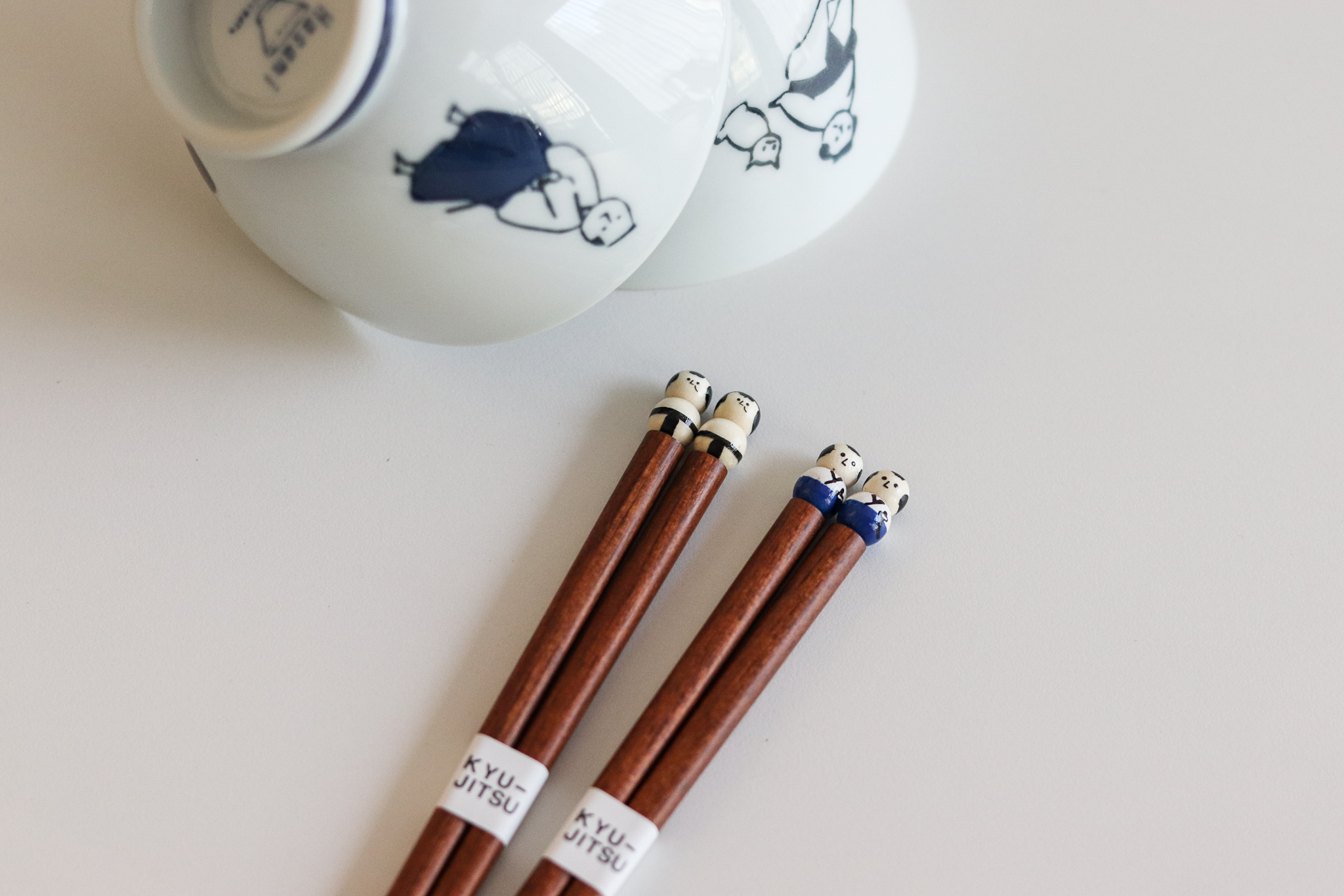 KYU-JITSU 相撲 侍衛 立體造型木筷