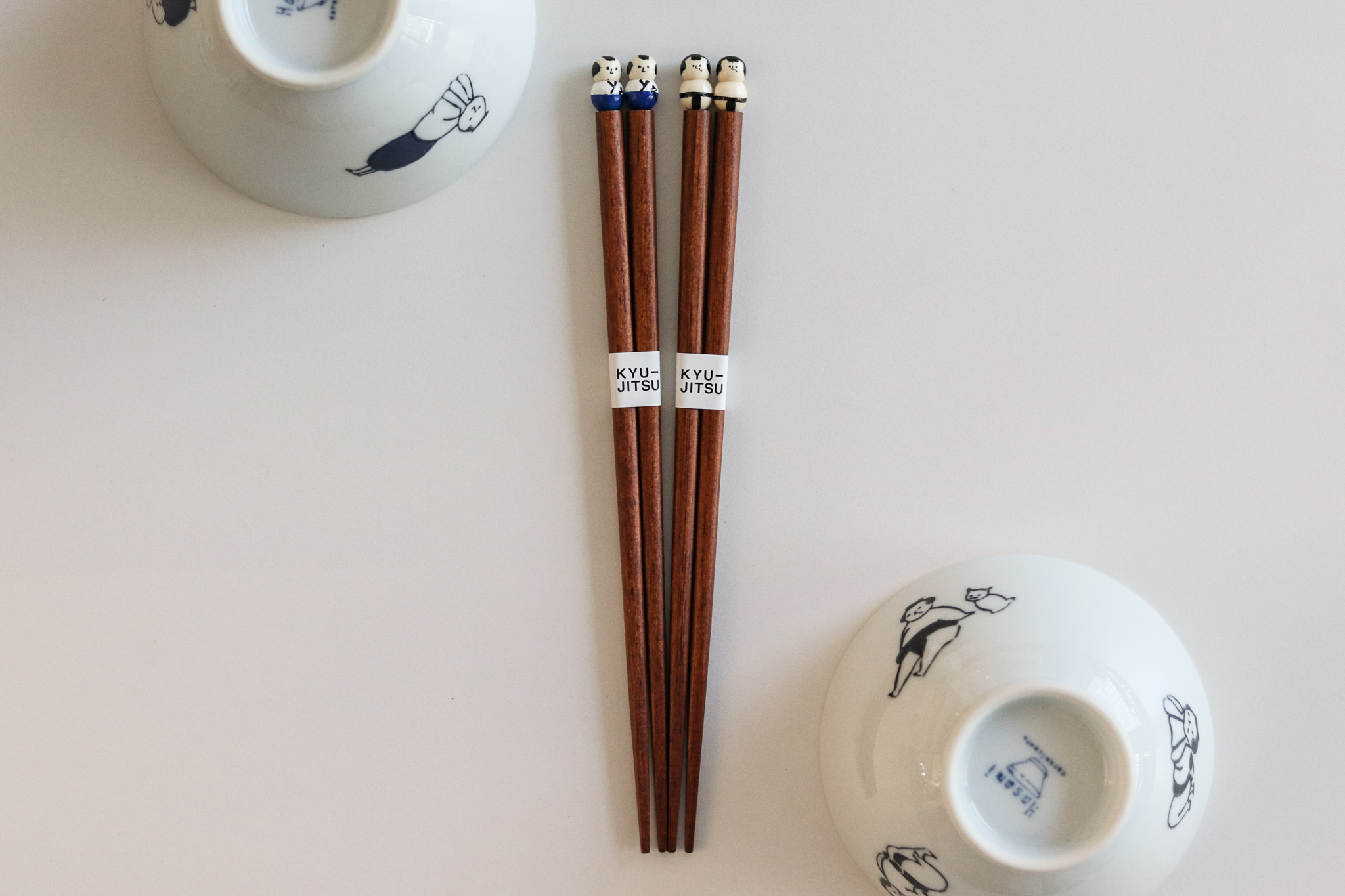 KYU-JITSU 相撲 侍衛 立體造型木筷