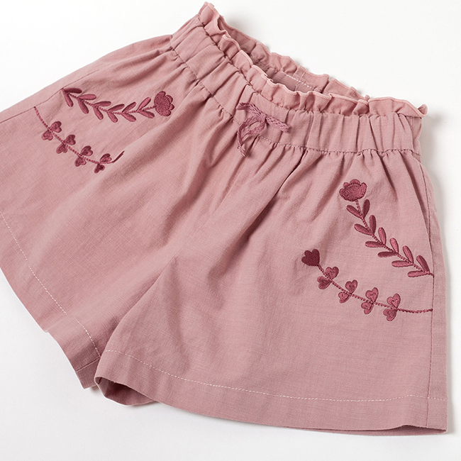 PIPPY精致繡花褲裙 粉
