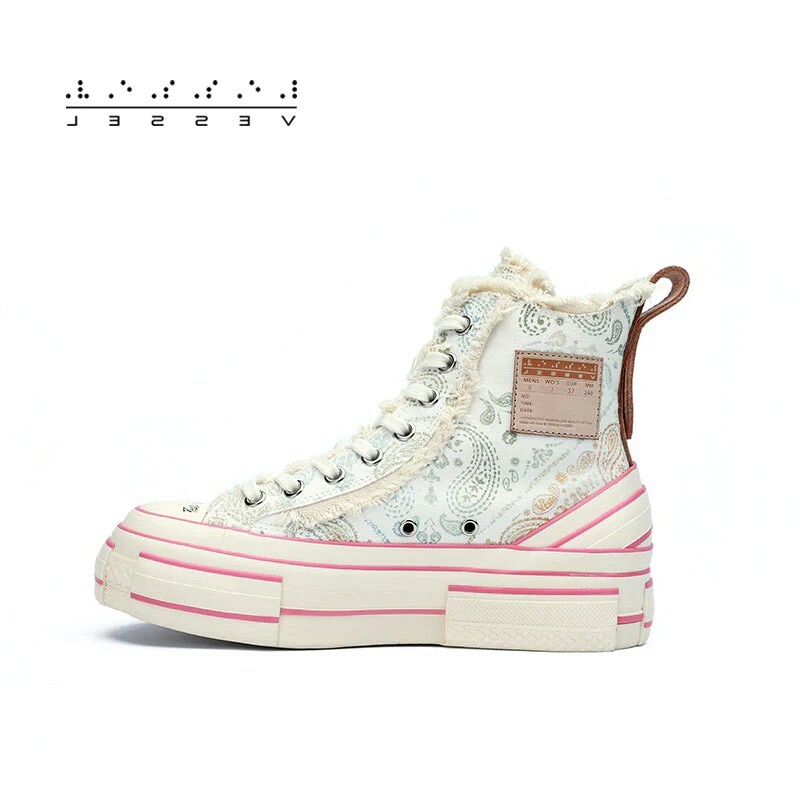 xVESSEL G.O.P. HIGHS PAISLEY FLUORESCENCE 吳建豪 變形蟲 白色 高筒 現貨