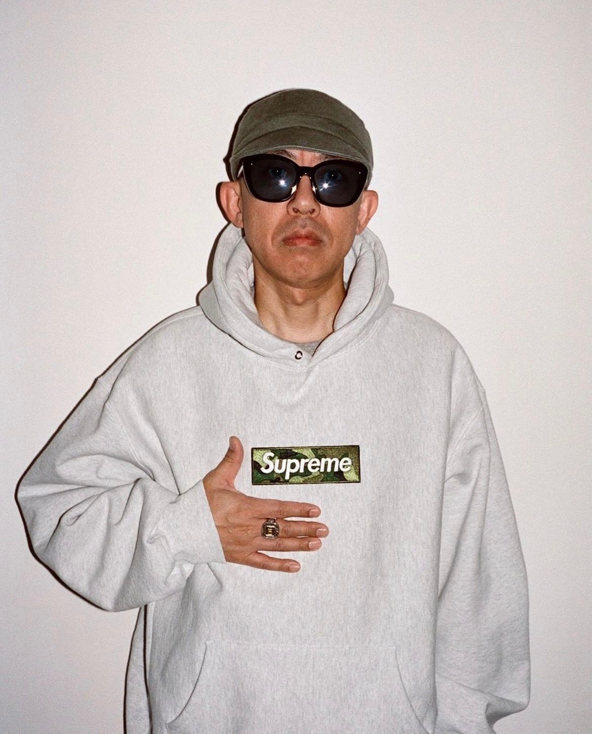 台北店限量專區㊙Supreme BOX LOGO 帽T 灰/黑/卡其