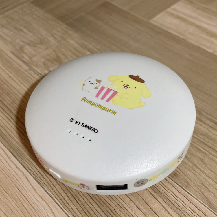 21390-PN Sanrio 公仔 3 合 1 雙面暖蛋 / 流動充電池 / LED 燈 #CB21-PHB-L1-PN 布甸狗