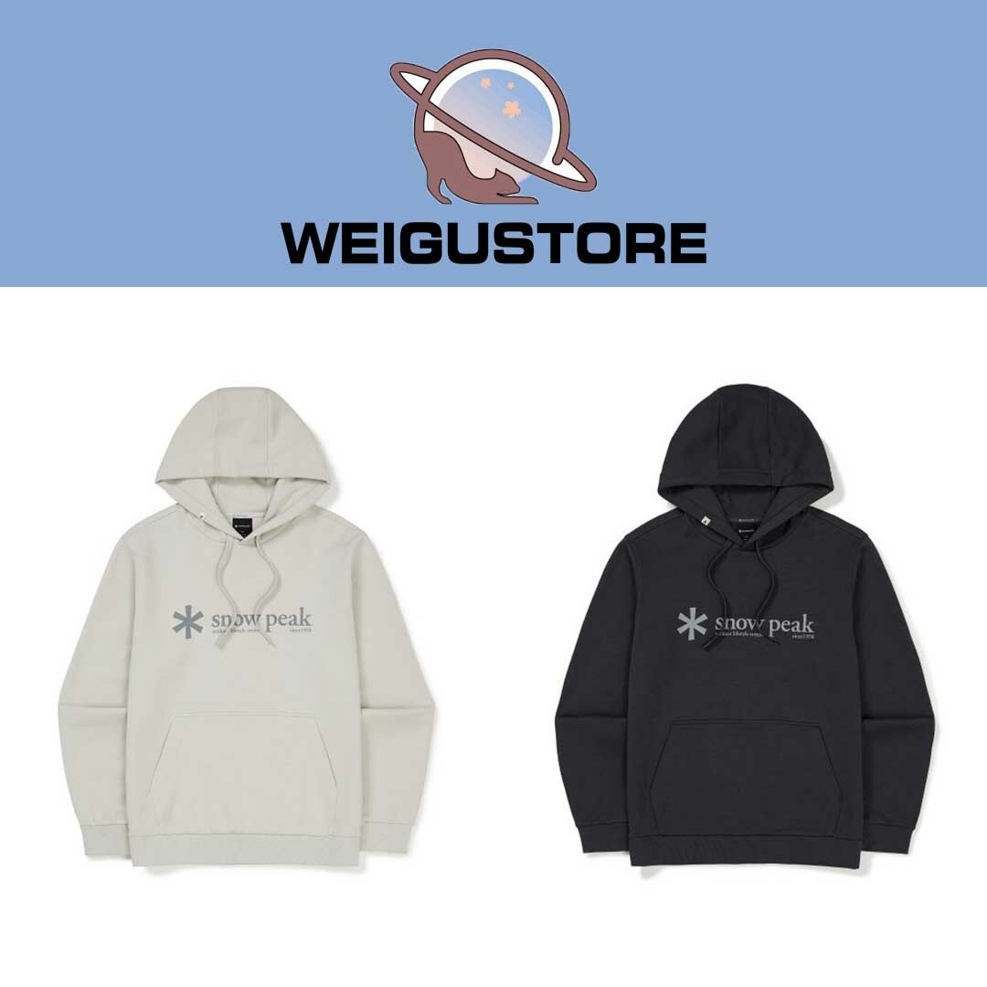 Snow Peak Pro Big Logo Hood 胸前大LOGO 長袖 帽踢 帽T S23SMFHD20