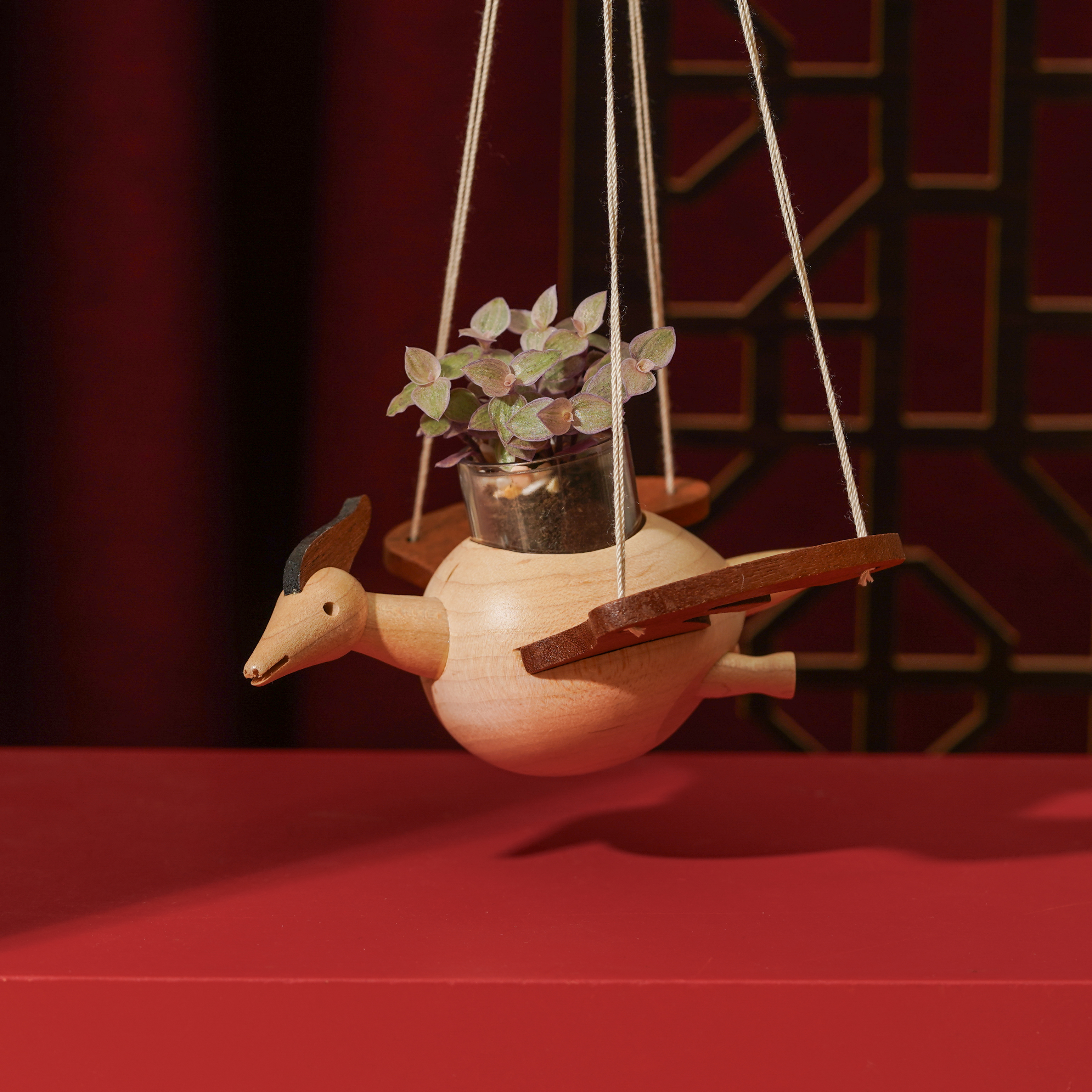 劍龍/翼龍】樸實原木造型盆器多肉盆栽罐｜蒔光｜知音文創線上商店