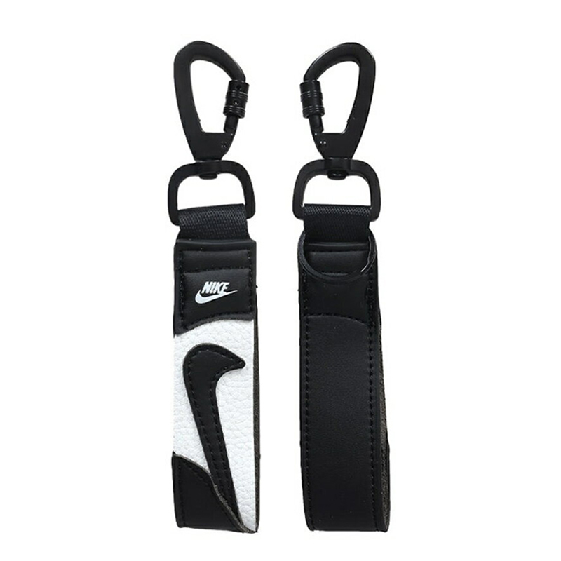 NIKE 小LOGO 鑰匙圈吊飾 黑色 FZ5927-036 [台灣現貨]
