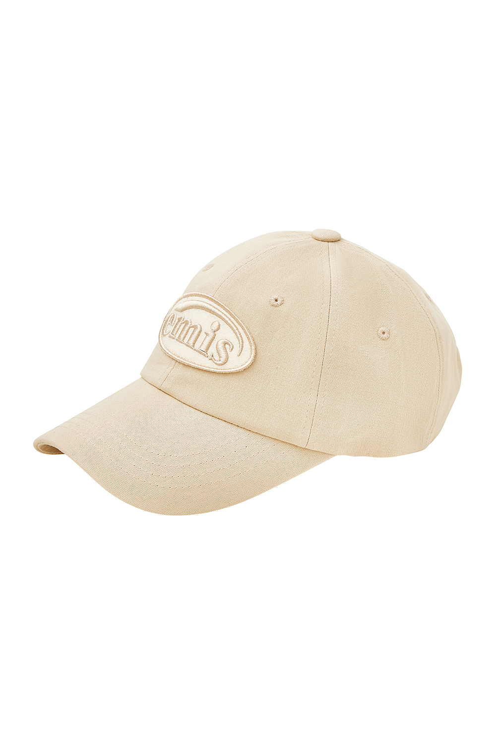 EMIS】 TONE ON TONE WAPPEN BALL CAP (HA361)