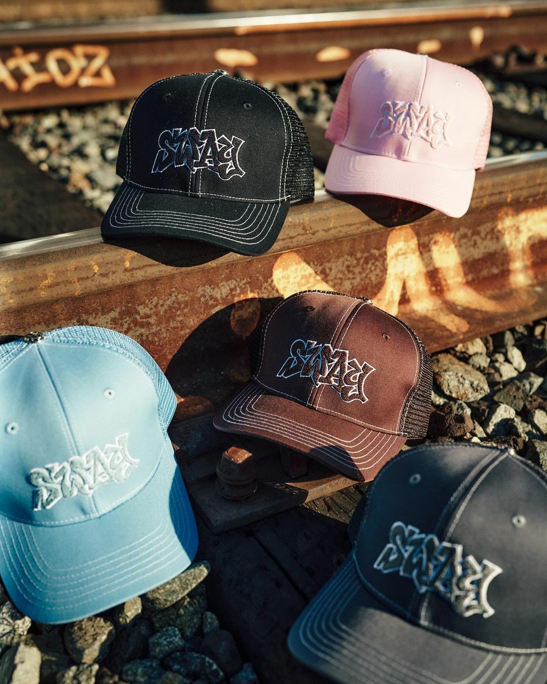 Sway the Don “Graffiti” Trucker Hat - Blue